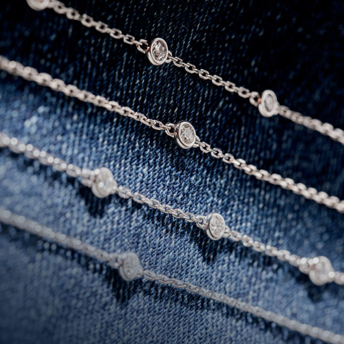 Colliers et Bracelets Origine VLP or recyclé 18K et diamants de synthèse- Courbet