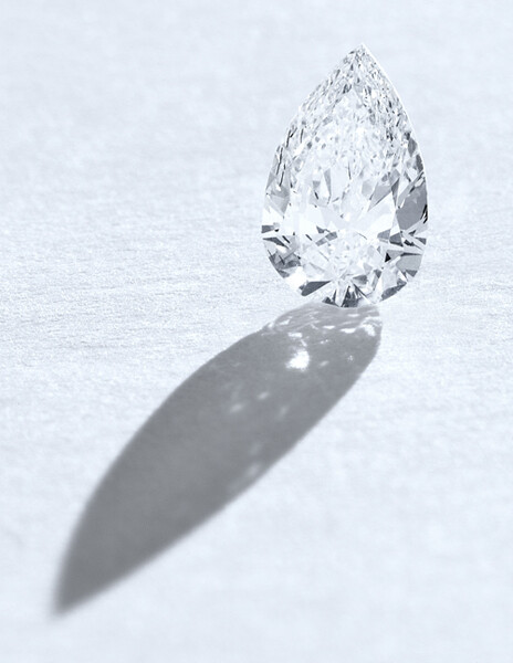 Diamant synthétique taille poire