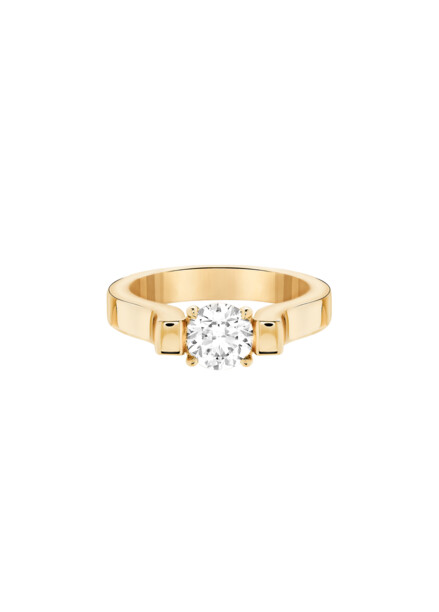 Bague Icone - Or jaune 18K (8,00 g), diamant 0,7 ct - Courbet