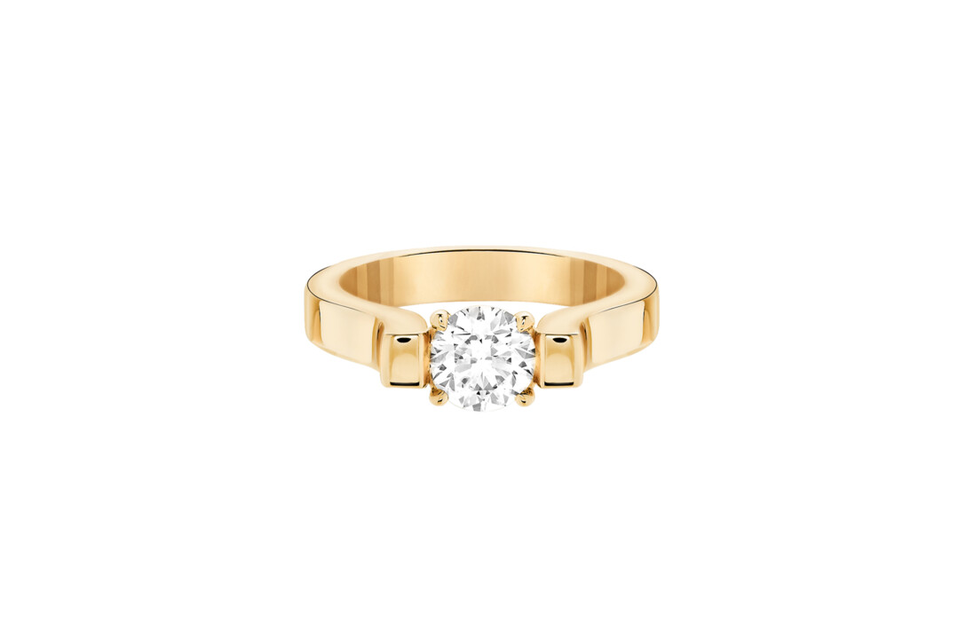 Bague Icone - Or jaune 18K (8,00 g), diamant 0,7 ct - Courbet