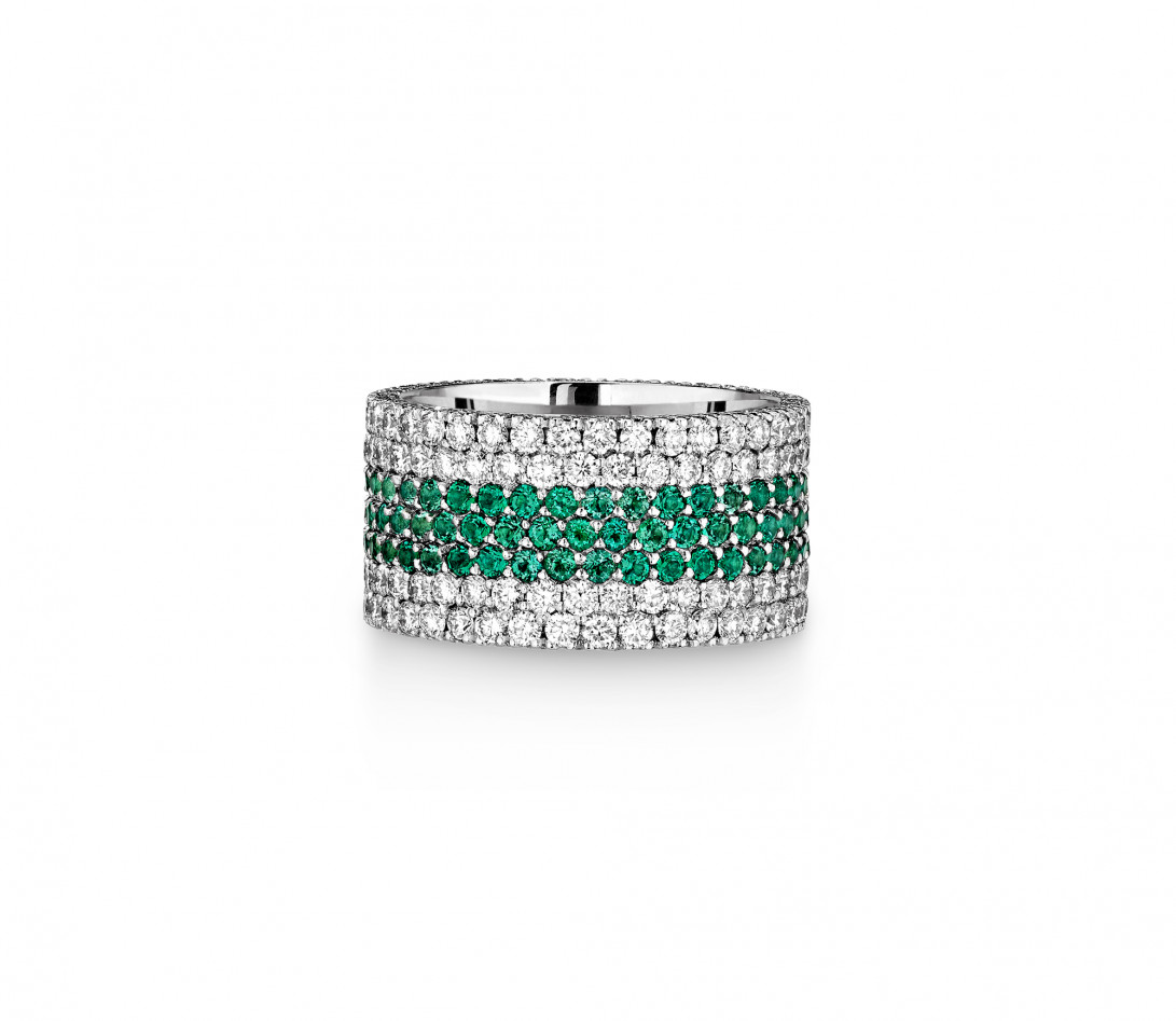Bague TENNIS_VerteBlanche