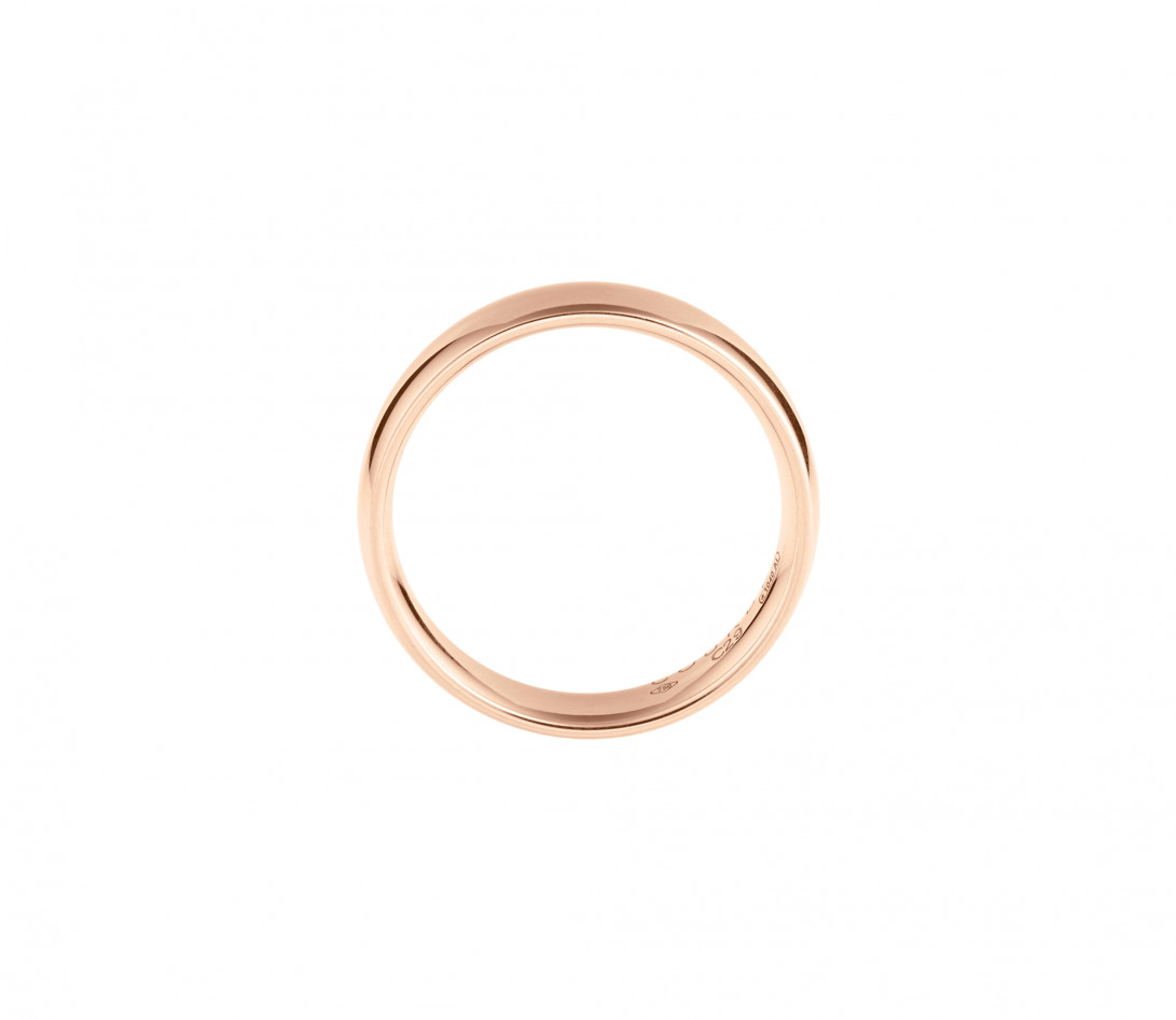 Alliance (5 mm) - Or rose 18K (6,70 g) - Côté