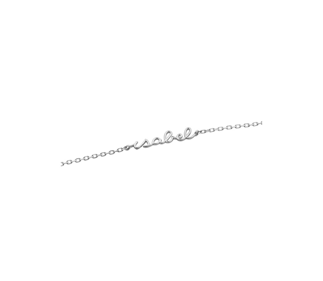 Collier ORIGINE personnalisé en or blanc 18K et diamants de synthèse - Courbet - Vue 3