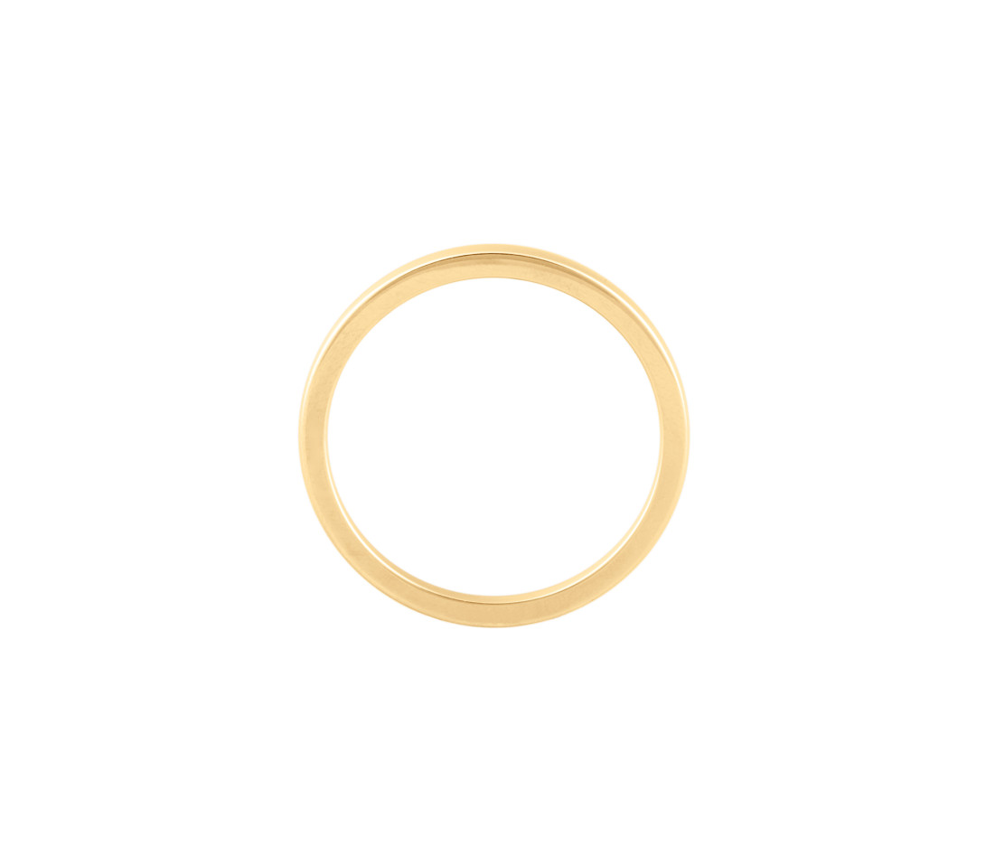 Alliance (2,3 mm) - Or jaune 18K (3,50 g) - Côté