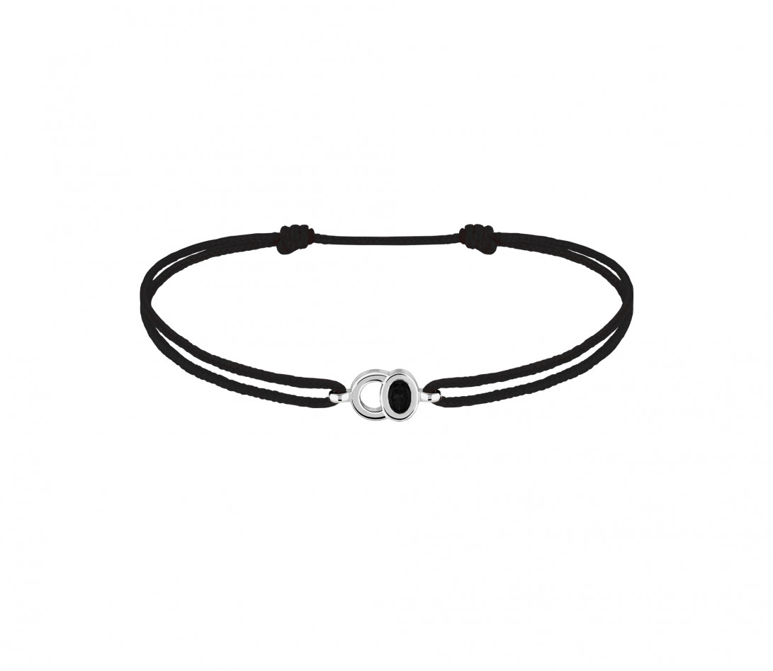 Bracelet Bangle Ovale - Noir