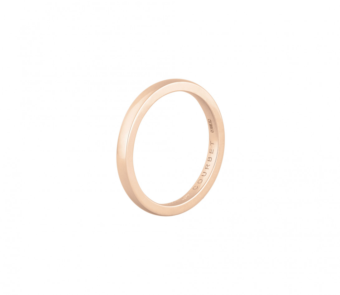 Alliance (1,8 mm) - Or rose 18K (2,00 g) - Côté