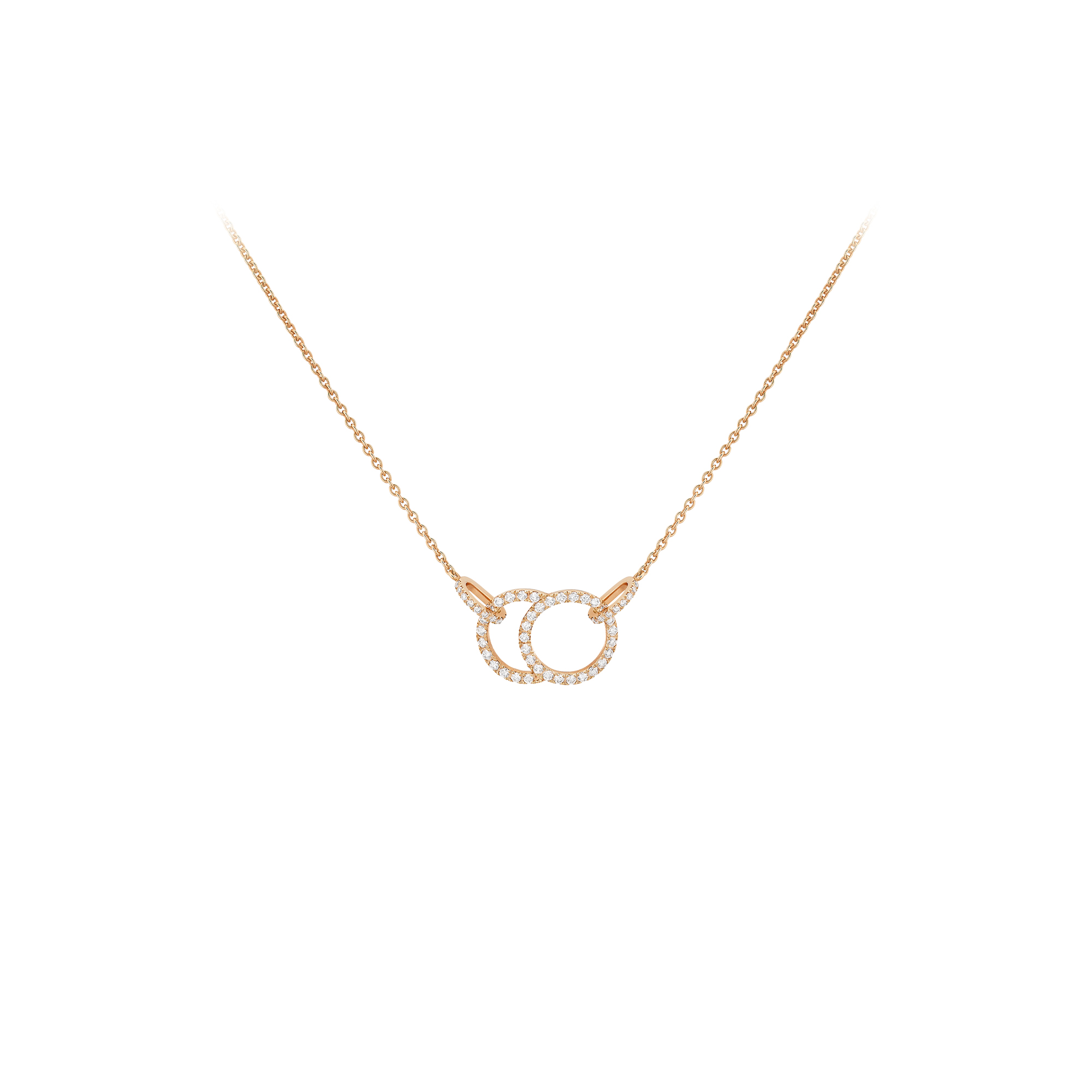 Pendentif Victorien Or 18k Diamant (vers 1850) - Taille Rose, Monture Ciselée, Collier Mi-long